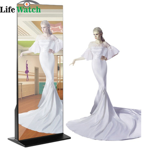 핫 씰 32 인치 안드로이드 윈도우 모션 센서 얼굴 카메라 울트라 HD 체육관 휘트니스 실내 LCD 디지털 스마트 매직 미러 디스플레이 - Product Image 5