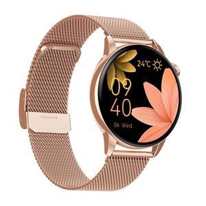 <span class=keywords><strong>HD1</strong></span> Max Phụ Nữ Chất Lượng Cao Vòng Quay Amoled Vàng <span class=keywords><strong>Smartwatch</strong></span> Cô Gái Reloj La Bàn Vàng Thông Minh Đồng Hồ Cho Phụ Nữ Với 2 Dây Đeo - Product Image 1