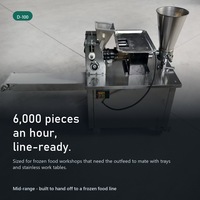 Machine automatique de fabrication de raviolis 6000 pièces/h, équipement commercial de formage de gyozas pour ligne de production d'aliments surgelés