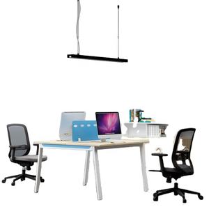 Pieds de poteau en métal pour table de bureau moderne - Product Image 1