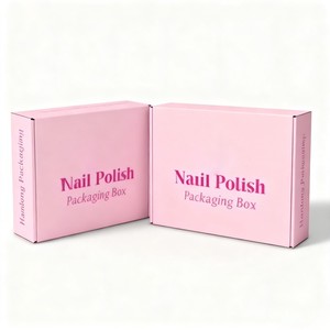Tùy Chỉnh vuông sóng sơn móng tay Bao bì hộp sinh thái tinh dầu vận chuyển Hộp mực đậu nành gấp Matt cán hộp - Product Image 6