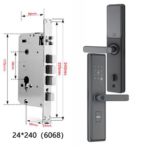 Khóa cửa điện tử Tuya XSDTS D01 hỗ trợ Wifi/Zigbee/Module điều khiển từ xa, mở khóa bằng vân tay - Product Image 6