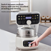 Marmite Électrique Multifonctionnelle OEM en Acier Inoxydable 15L Grande Capacité, Contrôle Tactile, Cuisson Rapide et Vapeur