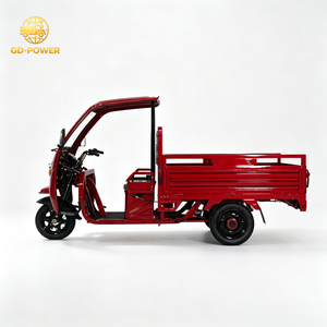 Tricycle agricole à trois roues avec cabine simple, capacité de charge de 500 kg, boîte ouverte sur trois côtés de grande taille 1600x1100x420 - Product Image 3