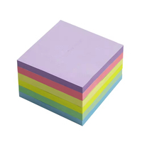 Ensemble personnalisé promotionnel Post bloc-notes en papier recyclé collant Bloc-notes Cube Pad