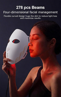 Masque facial en silicone 4D à laser, 5-15 minutes de temps de traitement, intensité réglable, outil anti-âge