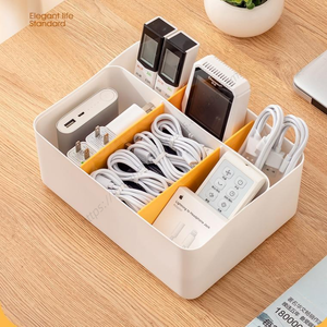 Caja Organizadora de Plástico con Compartimentos para Control Remoto de TV, Organizador de Escritorio para Oficina, Venta al Por Mayor - Product Image 5