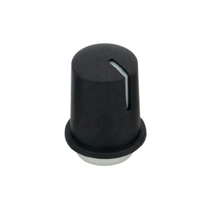 Đ<span class=keywords><strong>a</strong></span> Màu <span class=keywords><strong>D</strong></span> Nử<span class=keywords><strong>a</strong></span> Trục Màu Đen Và Trắng Núm Nhự<span class=keywords><strong>a</strong></span> Cho Điện 12Mm * 16Mm Điều Khiển Âm Lượng Con Trỏ Núm - Product Image 1