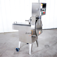SUS304 Groentesnijder Groene Bonen Bladgroente Verwerker Groentepuree Machine Sla Snijmachine Vers Varkensvlees Snijmachine