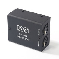 USB DMX512 High-Speed Controller HT Custom Hardware for Music & Light Sync Shows Computer Software Controlled Lighting