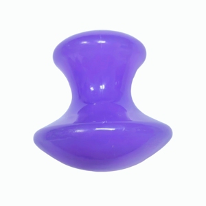 Masseur de tête en résine violette en forme de champignon, outil de massage corporel, masseur en résine - Product Image 2