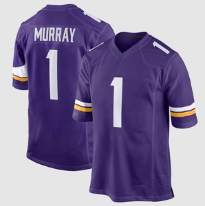 Venta al por Mayor de la Camiseta de Minnesota 2026 de <span class=keywords><strong>Justin</strong></span> 18 # Jefferson 9 # McCarthy 15 # Turner 1 # Jersey de Fútbol Americano Cosido de Primera Calidad Murray - Product Image 2