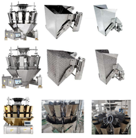 Machines d'emballage multifonctions entièrement automatiques VFFS pour chips de pommes de terre 100g 200g 400g avec peseuse multi-têtes 10/14 têtes
