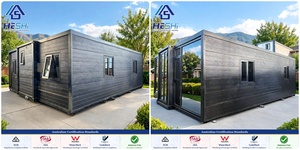 Maison conteneur préfabriquée extensible conforme aux normes australiennes, avec rail inférieur 80x80x5mm, dépliable en 1 heure, disponible en versions 40Ft, 30Ft, 20Ft, avec 1, 2, 3 ou 4 chambres - Product Image 3