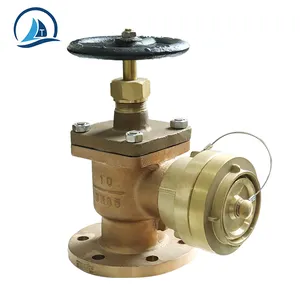 Marine dock fire hydrant DN50 flange type fire hydrant, Chinese German island type copper fire hydrant, outdoor fire hydrant