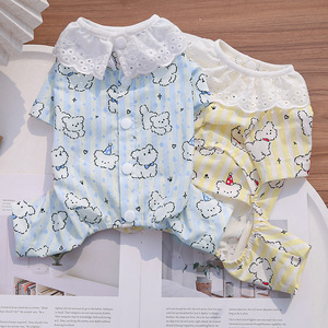 Latest Design Dog Accessories Pet <b>Clothes</b> Soft Cotton Four Legged Spring Summer <b>Clothes</b> <b>For</b> Dogs <b>Cat</b> - Product Image 5
