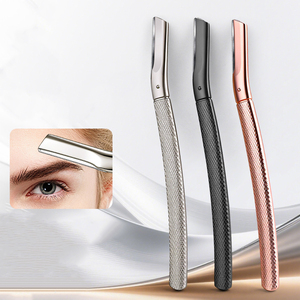 Nuevo Producto en Venta, Herramientas de Maquillaje de Acero Inoxidable de Alta Calidad con Punta Cuadrada, Recortador de Cejas, Depiladora Facial para <span class=keywords><strong>Mujer</strong></span>, SHILING - Product Image 1