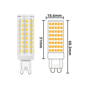 Di alta qualità G9 6W 100 pezzi SMD2835 alloggiamento in ceramica AC100-264V a LED Mini <span class=keywords><strong>lampadina</strong></span> senza sfarfallio G9 luci Led - Product Image 5