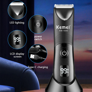 Cortadora de <span class=keywords><strong>Pelo</strong></span> <span class=keywords><strong>El</strong></span>éctrica Profesional Km-1840 <span class=keywords><strong>para</strong></span> Barbería Inalámbrica con Pantalla LCD Máquina <span class=keywords><strong>para</strong></span> <span class=keywords><strong>Cortar</strong></span> Cabello <span class=keywords><strong>para</strong></span> Hombres sin Cable - Product Image 5
