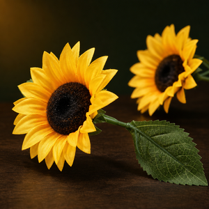 Großhandel Hochwertige Künstliche Sonnenblumen-Girlande 2,3m Seidengirlande Rustikale Biegbare Hochzeitsbogen-Kulisse Party Heim-Deko Blume - Product Image 4
