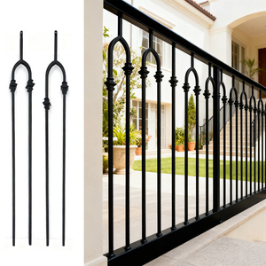 Rampes de qualité supérieure pour balcon balcon Banister Panneaux de clôture en fer Balustrade Balustre de sécurité pour l'escalier de la villa - Product Image 1