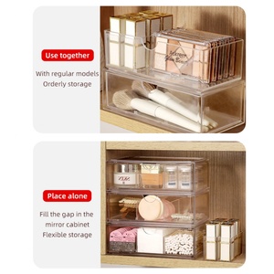 OEM <b>Plastic</b> <b>Drawer</b> Stationery <b>Storage</b> Box for Office Desk <b>Drawer</b> Organization Stackable Organization <b>Drawer</b> for Home Office - Product Image 6