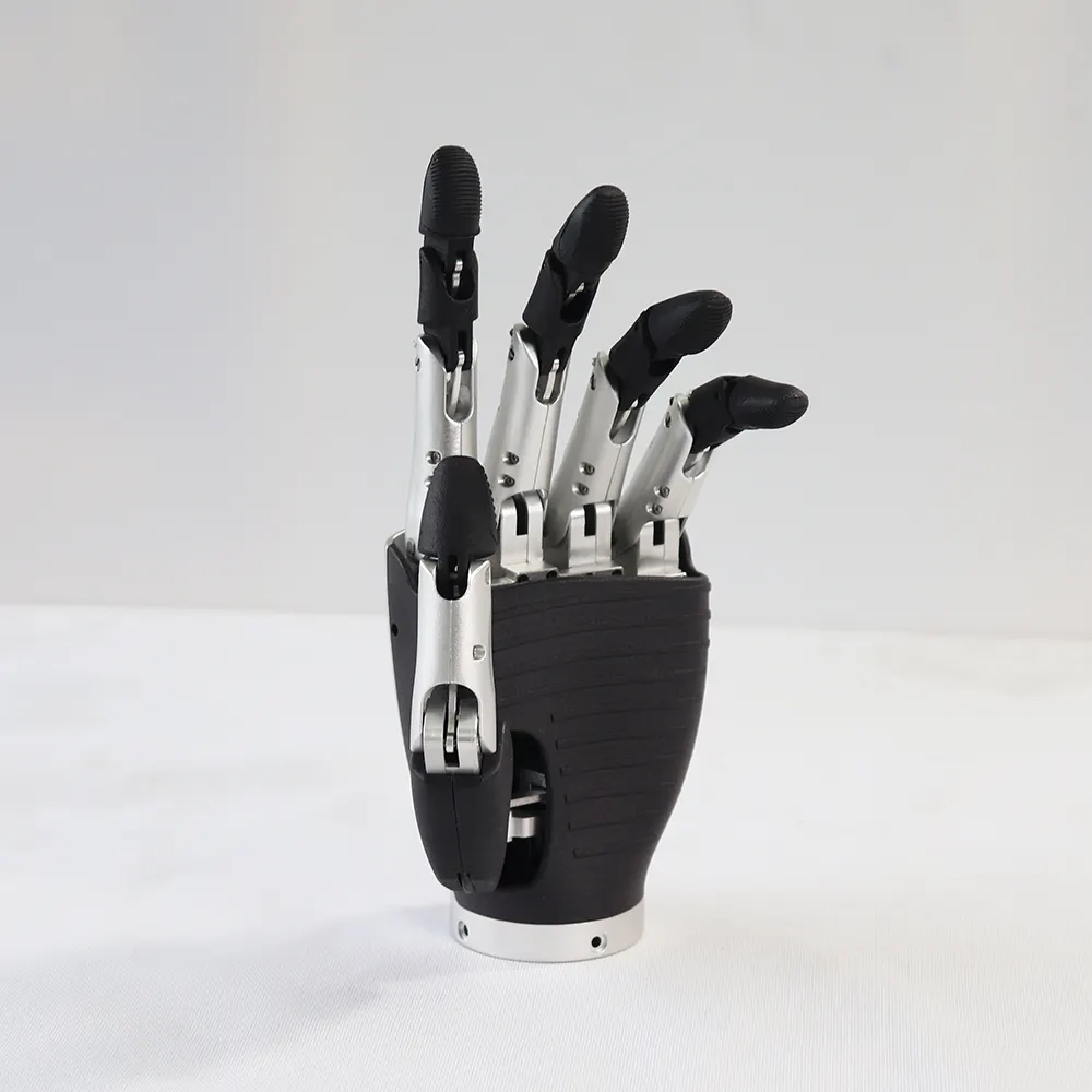 חכמה רובוטית יד מכנית רובוט דמוי אדם אימון יד אקזו-שלד עם אצבע רובוט חכמה
