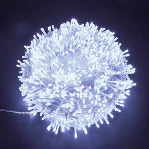 Commercio all'ingrosso 200 LED bianco cascata luci di stringa IP65 per la decorazione interna esterna PVC lampada corpo per il giardino paesaggio - Product Image 1