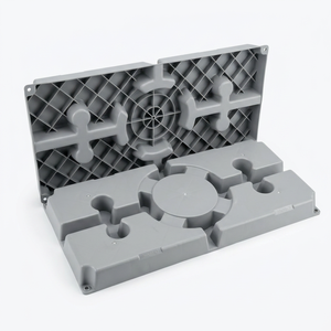 Base <span class=keywords><strong>de</strong></span> Montaje en Suelo para <span class=keywords><strong>Equipos</strong></span> HVAC YOD <span class=keywords><strong>de</strong></span> 38*18*3 Pulgadas, Mini Split Antivibración, Placa <span class=keywords><strong>de</strong></span> Plástico para Desviar Agua del Condensador del <span class=keywords><strong>Aire</strong></span> <span class=keywords><strong>Acondicionado</strong></span> - Product Image 4