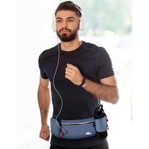 เข็มขัดตัวอย่างฟรีสำหรับผู้หญิงและผู้ชาย พร้อมขวดน้ำ 2 ขวด - ที่ใส่โทรศัพท์สำหรับวิ่ง อุปกรณ์กันน้ำ - Product Image 6