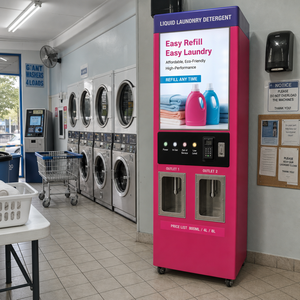 Máquina Expendedora de Detergente Líquido de 160L, Dispensador de Detergente para Lavandería, Bomba de 220V, Pago con Código QR, Tarjeta y Monedas, Máquina de Llenado de <span class=keywords><strong>Autoservicio</strong></span> - Product Image 5