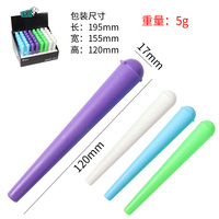 Erliao portable coloré en plastique accessoires pour fumeurs tubes en gros tube vide nouveau style accessoires de machine à rouler