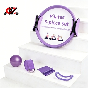 Ensemble d'accessoires de Pilates personnalisés avec anneau de Pilates, ballon de Pilates, ensemble d'accessoires de Pilates en PVC, bande de résistance, spécifique au fitness - Product Image 1