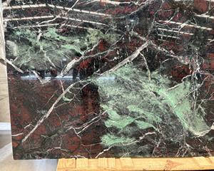 Pierre <span class=keywords><strong>de</strong></span> Quartzite Brésilienne <span class=keywords><strong>Moulin</strong></span> <span class=keywords><strong>Rouge</strong></span> Marbre Vert Veines Poli Grande Dalle Villa Moderne Design Intérieur Personnalisé - Product Image 5