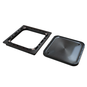 600x600mm 직사각형 FRP 맨홀 커버 12톤 하중 용량 복합 커버 - Product Image 6