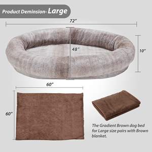Riesige Größe Nickerchen Tages bett Riesen Haustier Schlafs ofa Menschliche Größe Riesen Memory Foam Hunde bett für Sie zum Einschlafen - Product Image 3