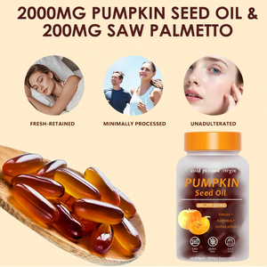 Verkoop Pompoenpitolie Softgel Hair Care 2000Mg Per Portie Pompoenpitolie Softgel - Product Image 3