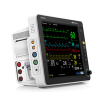 Moniteur vétérinaire multiparamétrique Mindray UMEC12 Vet 12,1 pouces ICU, moniteur portable de signes vitaux et cardiaques pour animaux