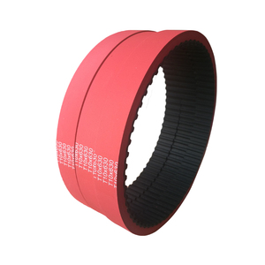 610T10 <span class=keywords><strong>directa</strong></span> de <span class=keywords><strong>la</strong></span> fábrica de correa dentada de goma con rojo recubierto de goma - Product Image 3