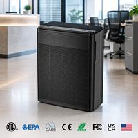 Purificateur d'air de pièce à charbon actif prêt à l'emploi (OEM) pour chambre, salon, espaces pour animaux domestiques, avec faible niveau sonore, verrouillage enfant et certifications ETL EPA CARB UKCA