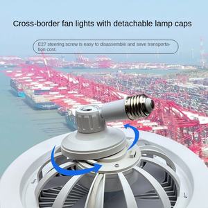 E27หรือ B22ไฟพัดลมอัจฉริยะ30W 3000-6500K พัดลมเพดานรองรับรีโมทควบคุมหรี่แสงและปรับสีได้ - Product Image 3