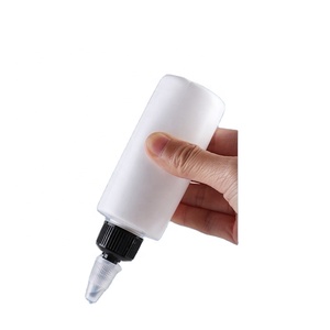 Ecannal 120ml 4oz HDPE bouteille à presser en plastique avec capuchon torsadé pour le soin des <span class=keywords><strong>cheveux</strong></span> Pigment Pet oreille gouttes <span class=keywords><strong>Gel</strong></span> d'huile liquide - Product Image 2