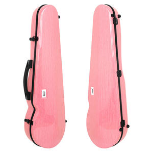 Étui de violon en fibre de carbone ultra léger personnalisé Irin 4/4 avec bandoulière double imperméable Sac à dos pour instruments 4/4 - Product Image 5