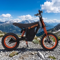 Moto électrique tout-terrain 3000W 48V 21Ah longue portée, buggy de plage 55km/h, freins hydrauliques avant et arrière, alliage fer-aluminium