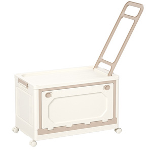 Clothing Organizer Folding Storage <b>Box</b> Rectangle With Wheels For Home Toy <b>Book</b> Snack Storage - Product Image 3