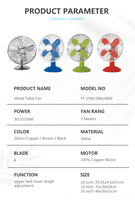 Ventilateur sur pied mécanique en métal de 12 pouces, réglage de la vitesse réglable, super couronne, vente en gros, populaire, utilisation hôtelière, haute qualité