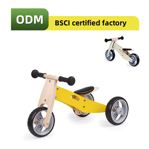 Jouet écologique pour enfant avec siège réglable, vélo d'équilibre <span class=keywords><strong>en</strong></span> <span class=keywords><strong>bois</strong></span> pour bébé, convertible <span class=keywords><strong>en</strong></span> <span class=keywords><strong>tricycle</strong></span> pour enfant - Product Image 3