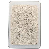 Litière pour chat biodégradable et écologique à 99 % sans poussière, à base de tofu et de minéraux, avec forte absorption, 80 % tofu, 20 % minéraux mélangés
