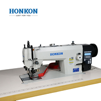 Machine à coudre industrielle informatisée à point noué à plat avec entraînement composé et coupe-fil (modèle HK0352-D3) – Nouveauté
