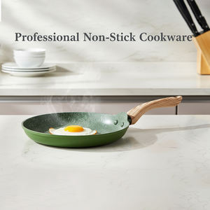 Vendita all'ingrosso Custom 18.5cm in legno leggero manico in bachelite in lega di alluminio Mini padella antiaderente - Product Image 1